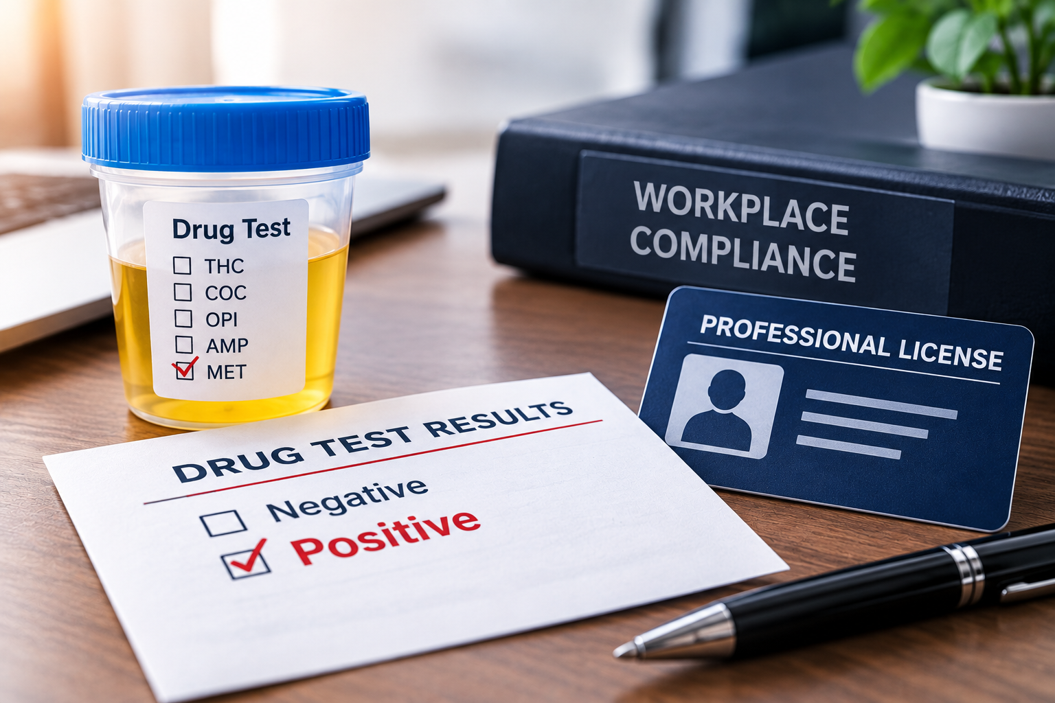 Positive Drug Test at Work: Protecting Your License Before It's Too Late